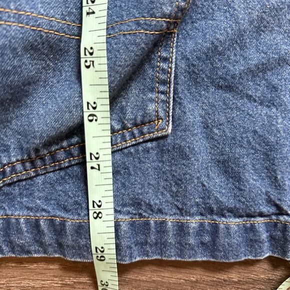 Armani Exchange Vintage made in USA SZ XS Blazer Coat Style Denim Jacket 1876 - Picture 7 of 7